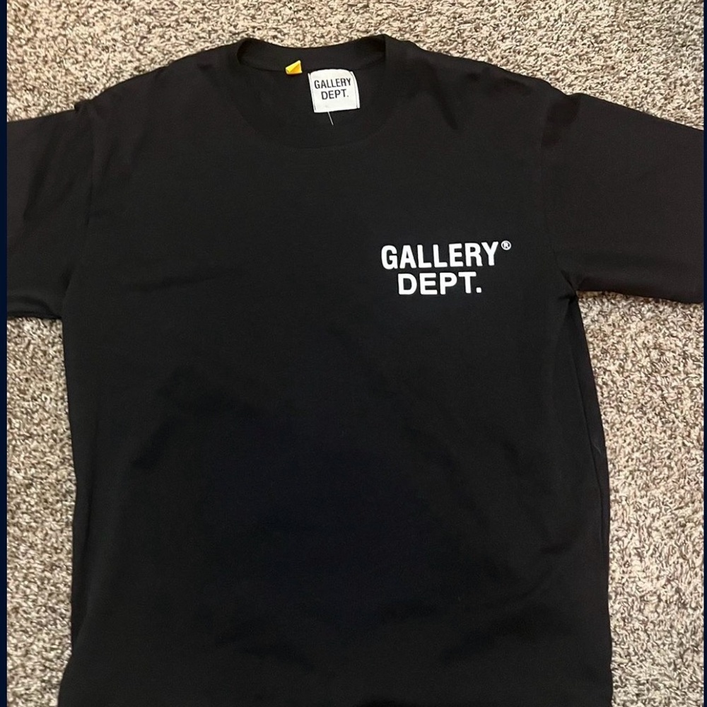Gallery Dept Black Short Sleeve Tee